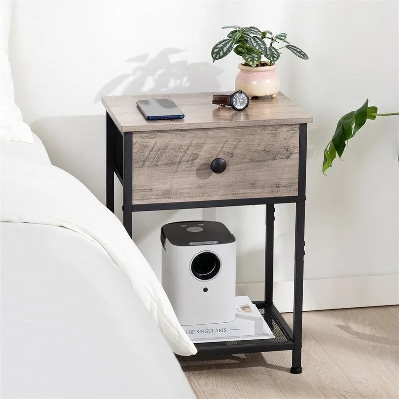 Small Bedroom Night Stands - 15.74D x 11.8W x 21.65H