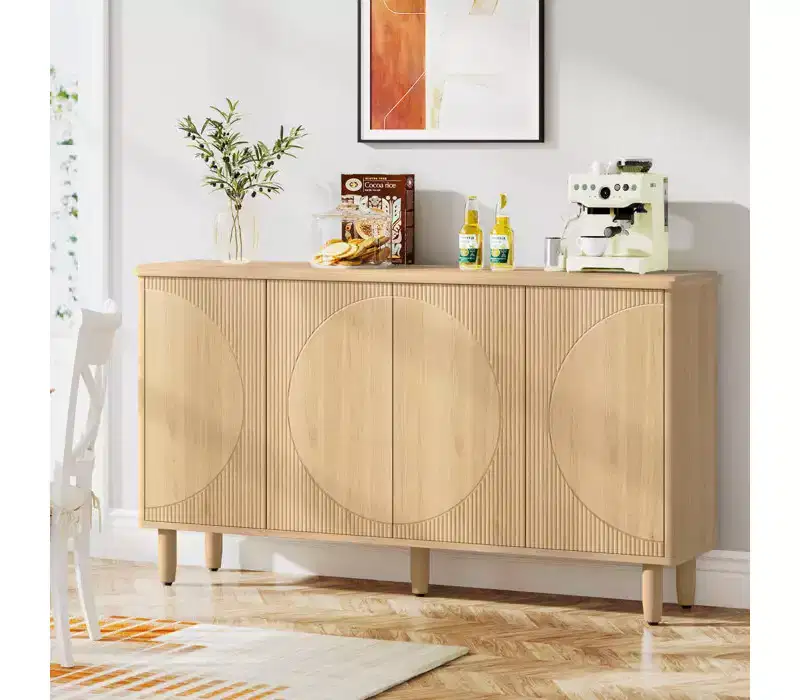 59.4-Inch Buffet Cabinet Sideboard