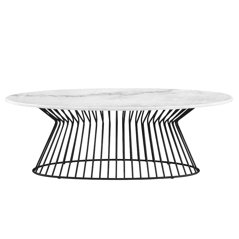 Madison Park Keaton Black/White Coffee Table