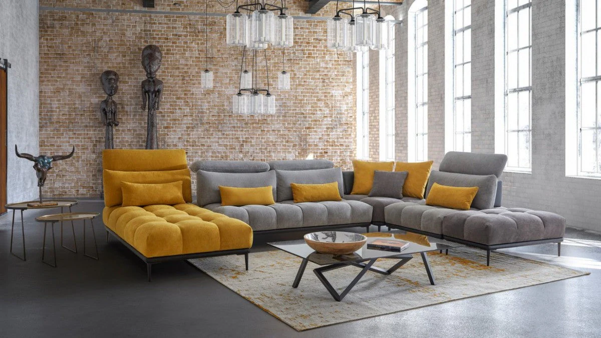 Italian Modern Multicolor Modular Sectional