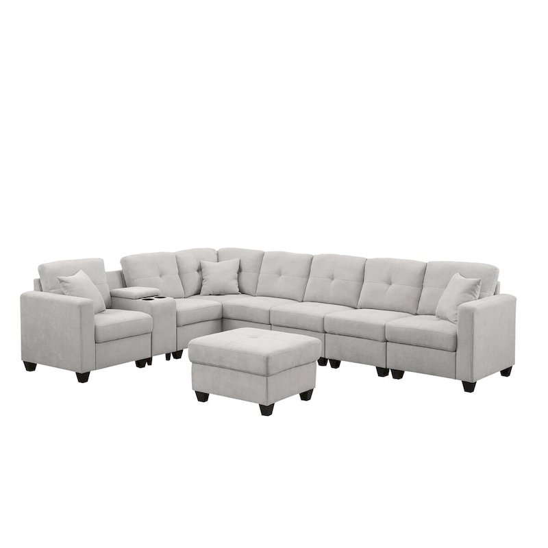 Velvet Modular Sectional Sofa