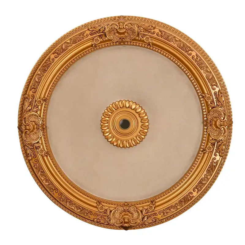 Blanco Round Chandelier Ceiling Medallion 36in