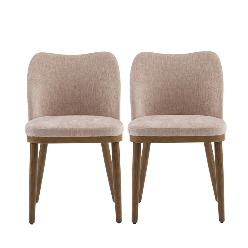 Aviana Fabric Upholstered Dining Chairs (Set of 2) by Christopher Knight Home