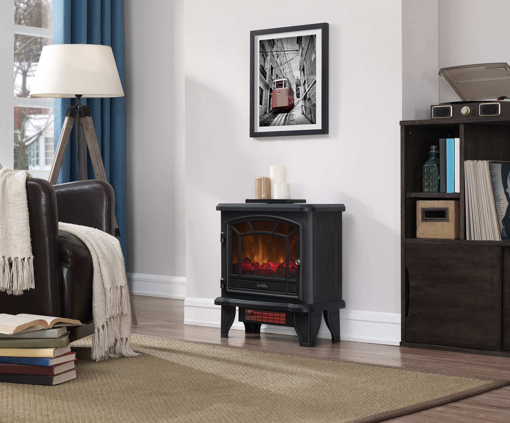 duraflame? 23' Electric Fireplace Stove Heater for up to 1,000sq ft
