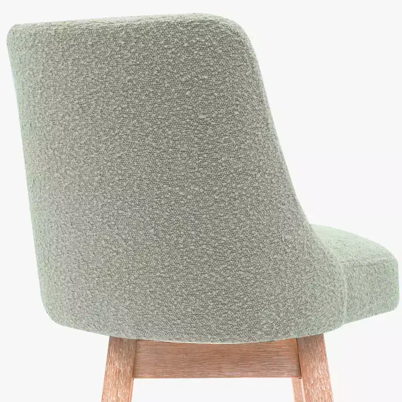 WestinTrends 26 Upholstered Swivel Counter Height Bar Stool, Desert Sage