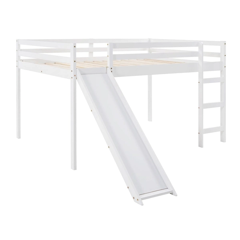 Merax Full Loft Bed with Slide