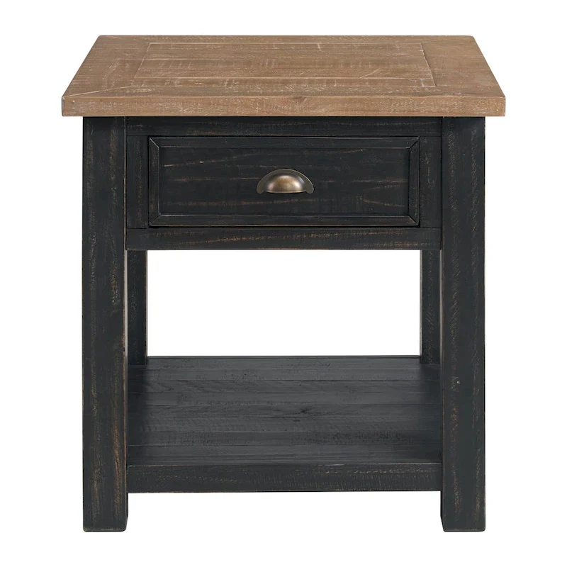 Solid Wood End Table