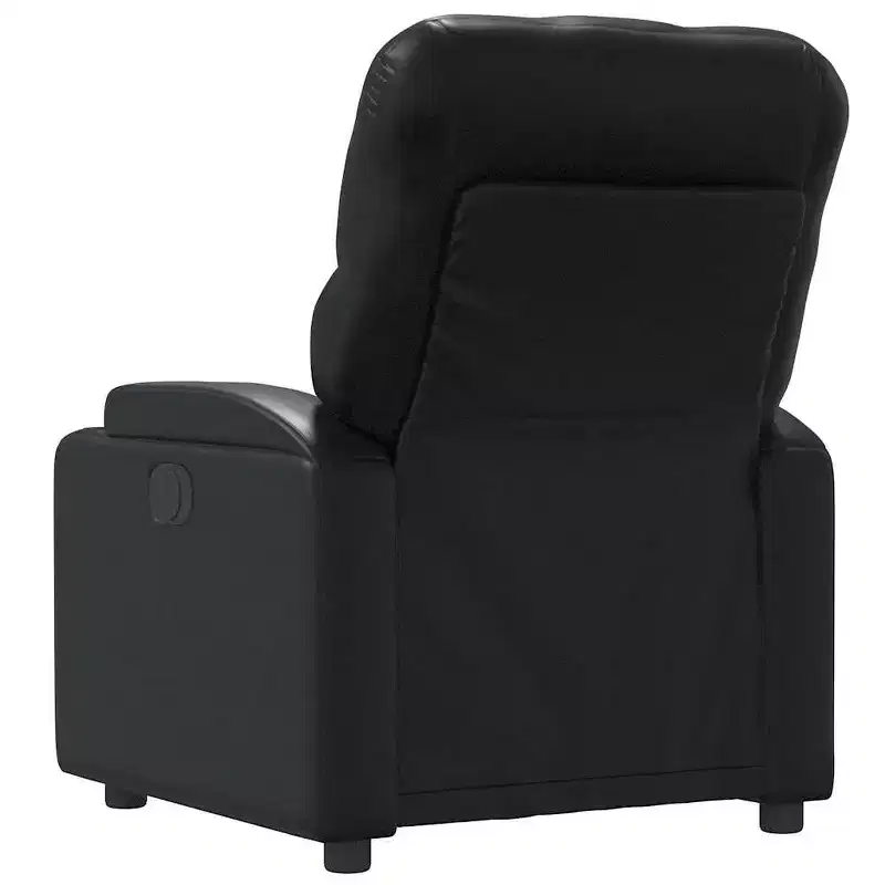 vidaXL Massage Recliner Chair Cream Faux Leather