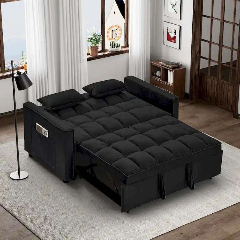 Ouyessir 3 in 1 Multi-Functional Convertible Sleeper Sofa Bed