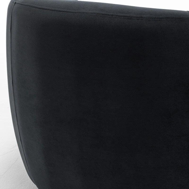 SEYNAR Modern Glam Velvet Upholstered 360 Degree Swivel Accent Armchair Set of 2