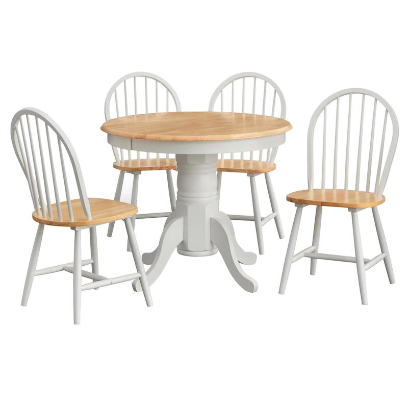 Simple Living Lancaster 5-Piece Solid Wood Dining Set