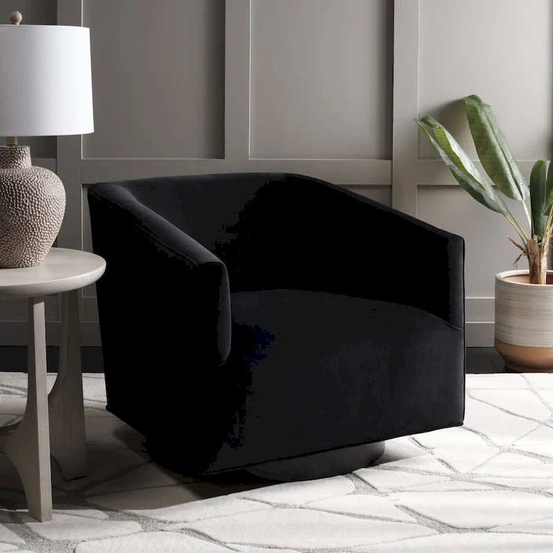 SAFAVIEH Frona Accent Chair (Fully Assembled) - 32 W x 33 D x 29 H - 32Wx33Dx28H