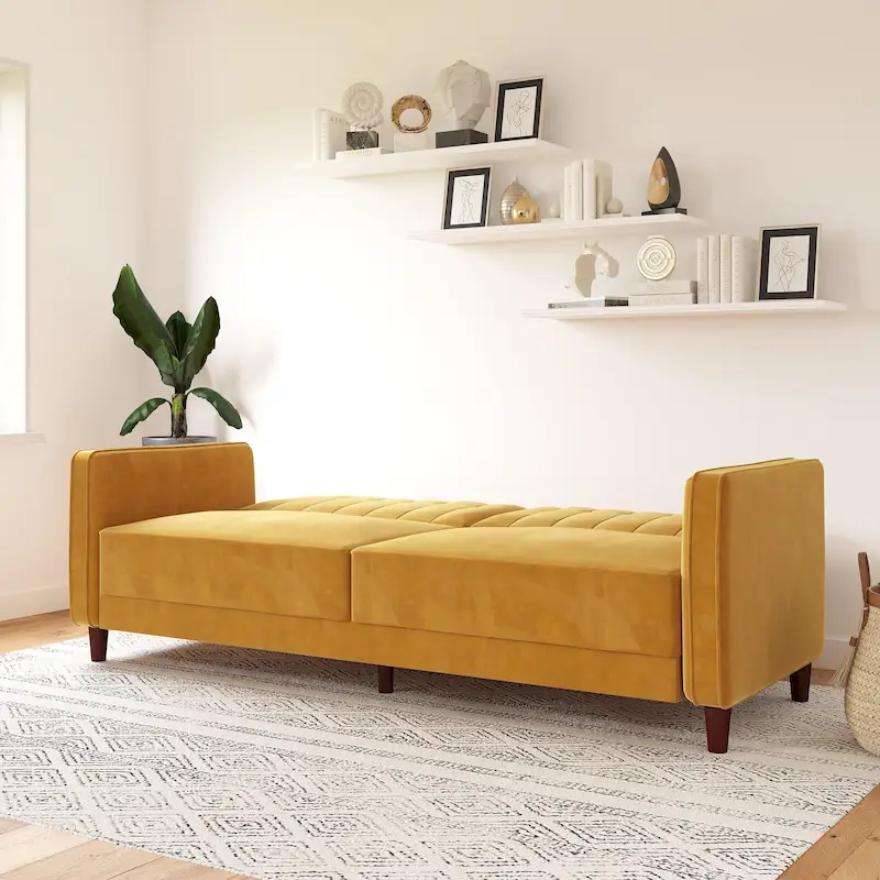 Avenue Greene Ivy Tufted Transitional Futon