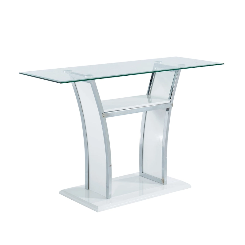 Bofi Modern 48-inch Metal 2-Shelf Sofa Table by Furniture of America