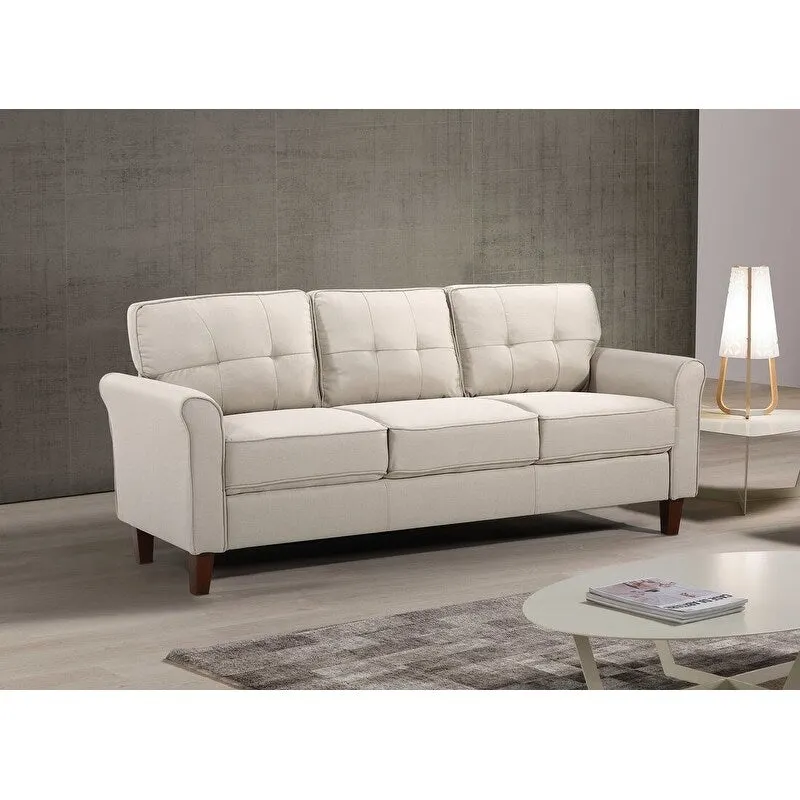 Kouchouk Tufted Mid Century 2 Piece Living Room Set- Loveseat & Sofa