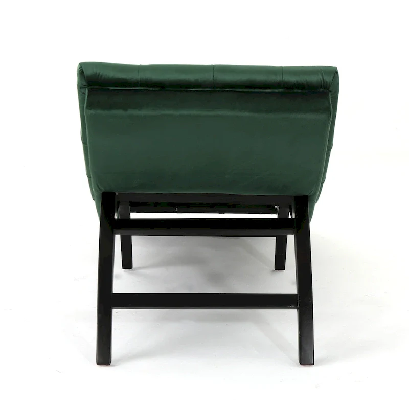 Garret Tufted Velvet Chaise Lounge by Christopher Knight Home