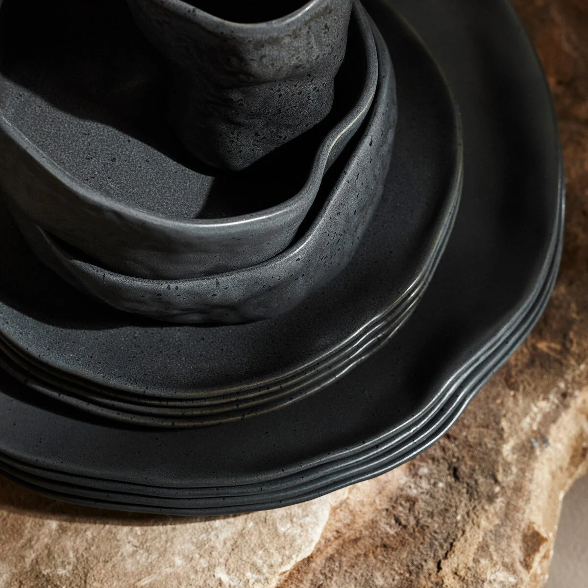 Stone by Mercer Project ATIK Stoneware Dinnerware Set