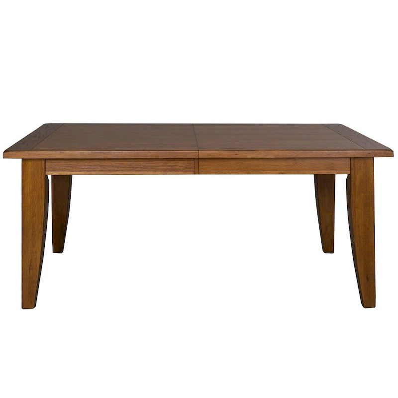 Treasures Rustic Oak 5-piece Bow Back 44x108 Rectangular Dinette Set