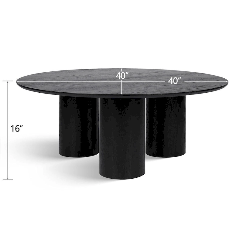 Pedestal 40 Round Coffee Table