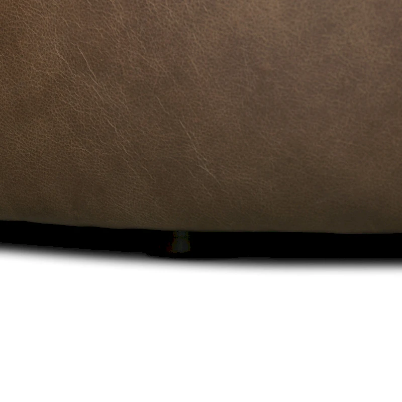 Poly & Bark Ascot Ottoman - Full Grain Genuine Italian Leather