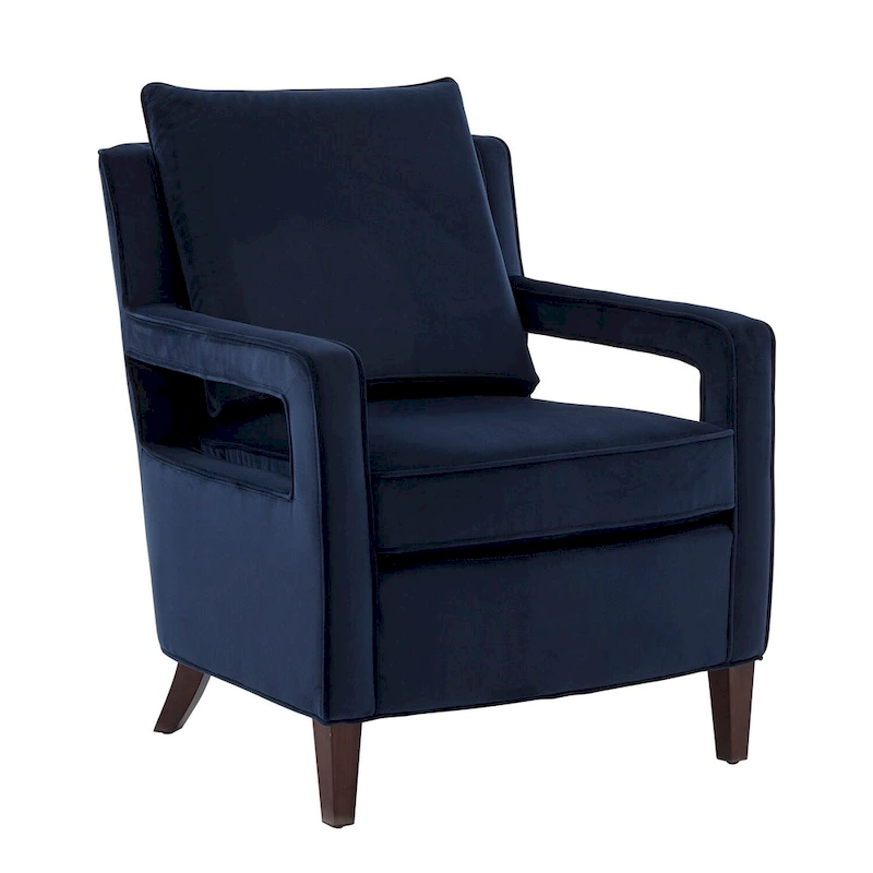 Velvet Accent Arm Chair