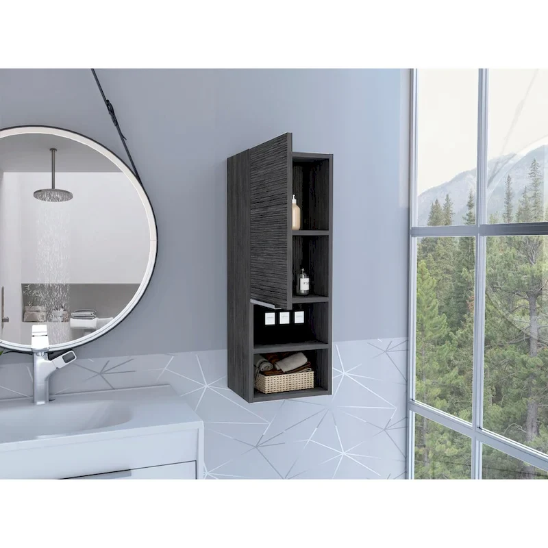 Medicine Cabinet ,Bathroom, Smokey Oak Finish,High quality and durable