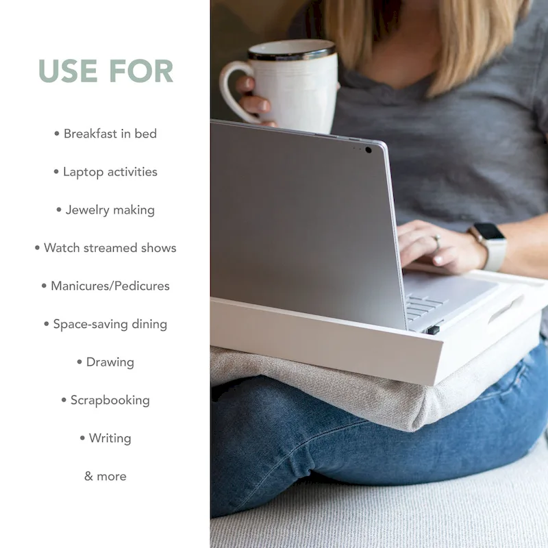 Lap Tray with detachable pillow