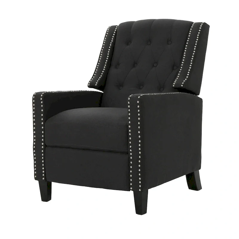 Izidro Tufted Fabric Recliner by Christopher Knight Home