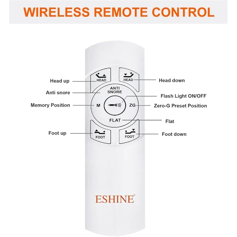 ESHINE Adjustable Bed Frame