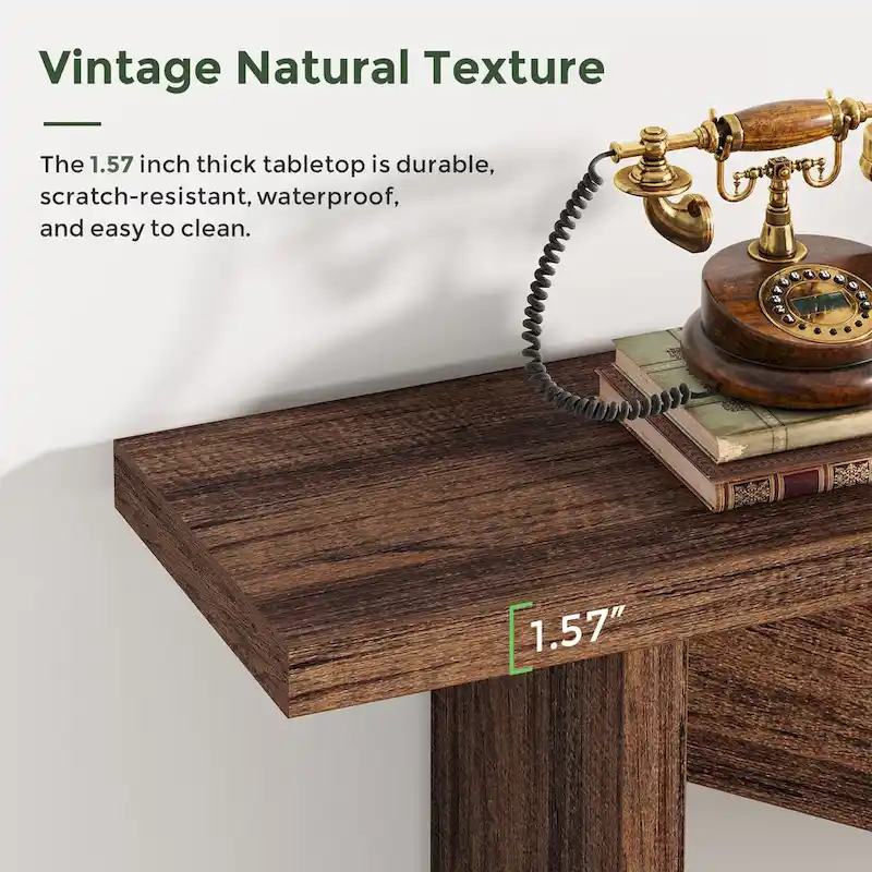 70.86in Wide Console Table, Entry Table with Motion-sensing LED Light, narrow Sofa Table