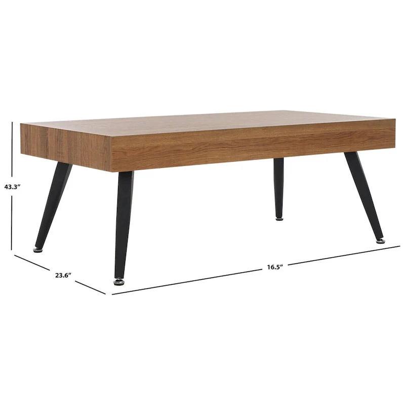 SAFAVIEH Clevie Modern Coffee Table - 43.3 x 23.6 x 16.5 - 43Wx24Dx17H