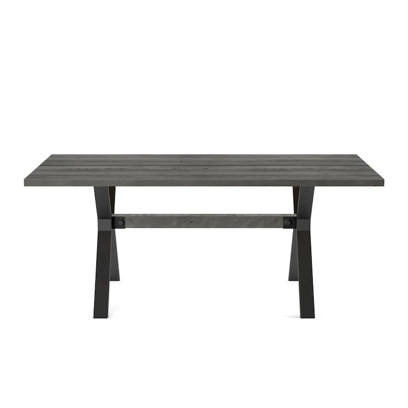 Amisco Leonie Wood Table and Snyder Chairs 7-Pieces Dining Set