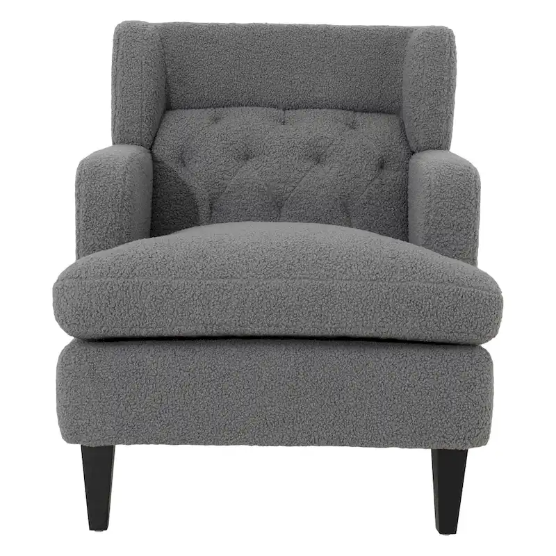 Nabo Modern Fabric Accent Chair with Cushion Back by Christopher Knight Home