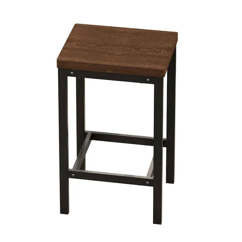 Modern Design Kitchen Dining Table, Pub Table, Long Dining Table Set with 3 Stools, Easy Assembly