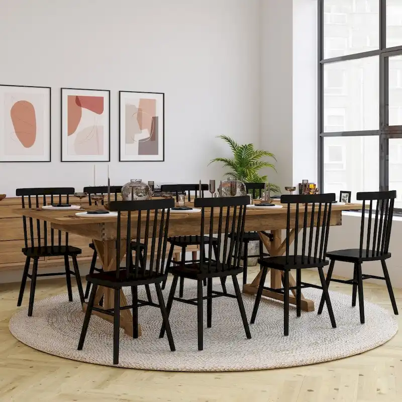 8' x 40 Rectangular Antique Rustic Solid Pine Folding Dining Table