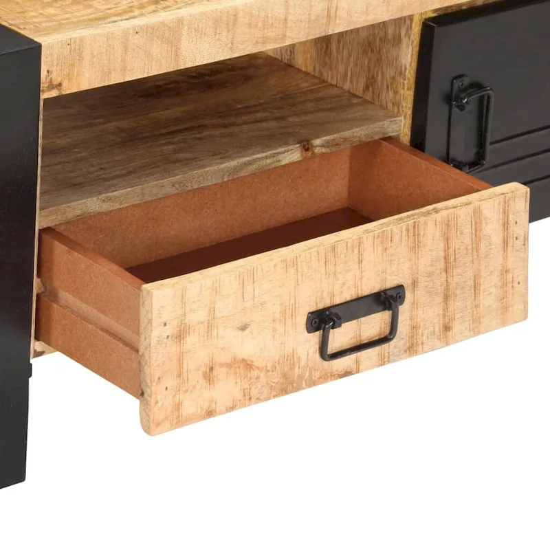 vidaXL Coffee Table Living Room End Table Accent Side Sofa Table Solid Wood