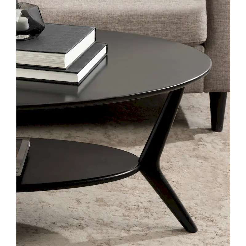 Kate and Laurel Nylah Oval Coffee Table