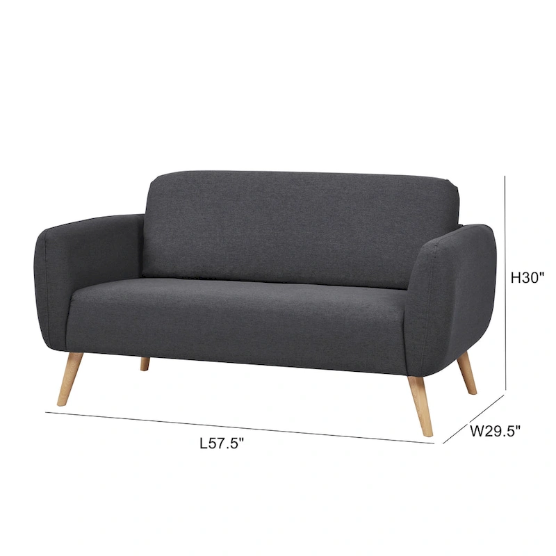 Carson Carrington Vallakra Polyester Loveseat Sofa