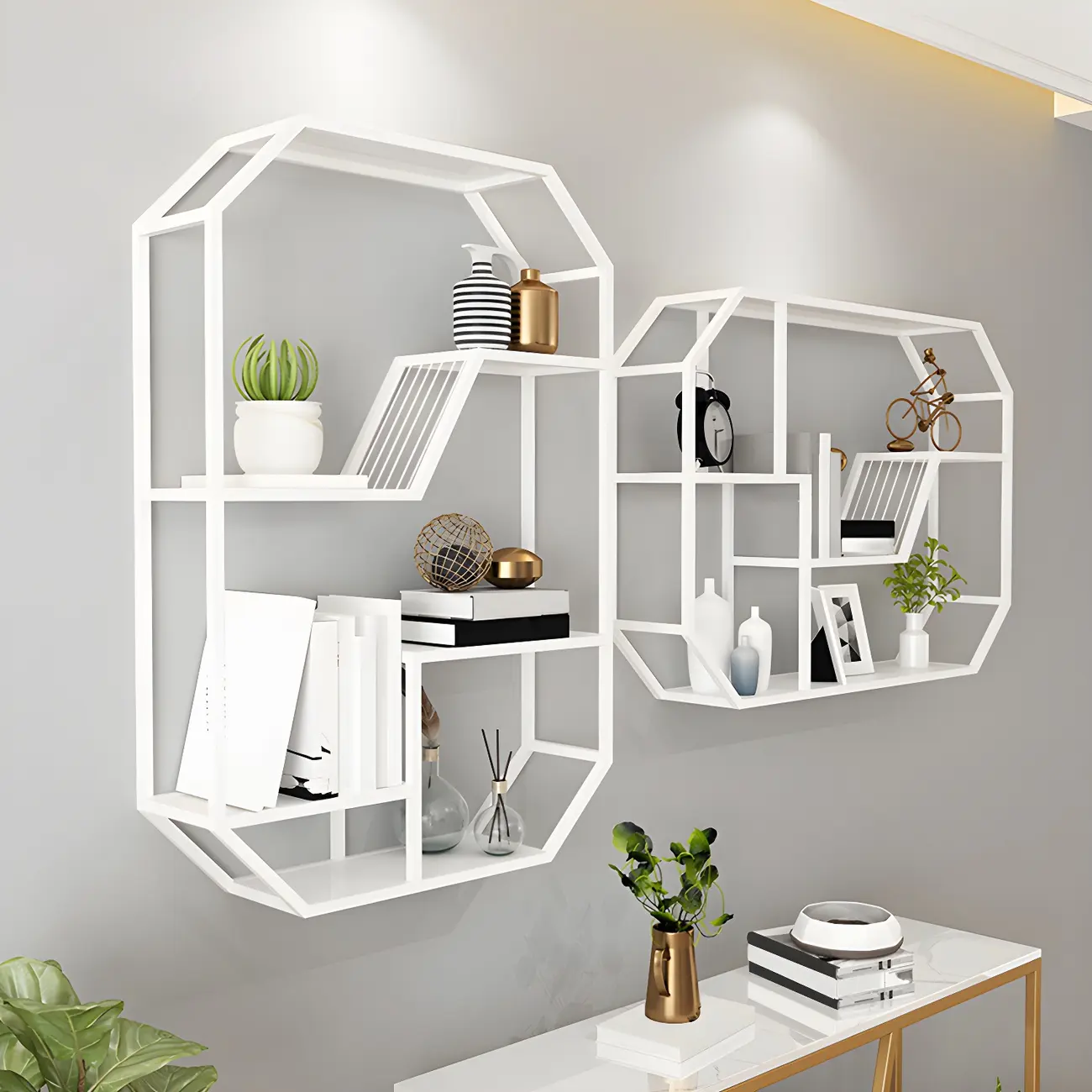 Simple Metal Black Wall-Mounted Wine Bottle Rack