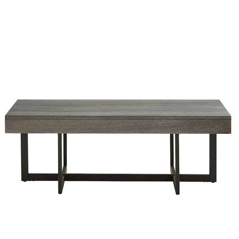 Eldersley Wood Finish Coffee Table with Two Drawers by iNSPIRE Q Modern