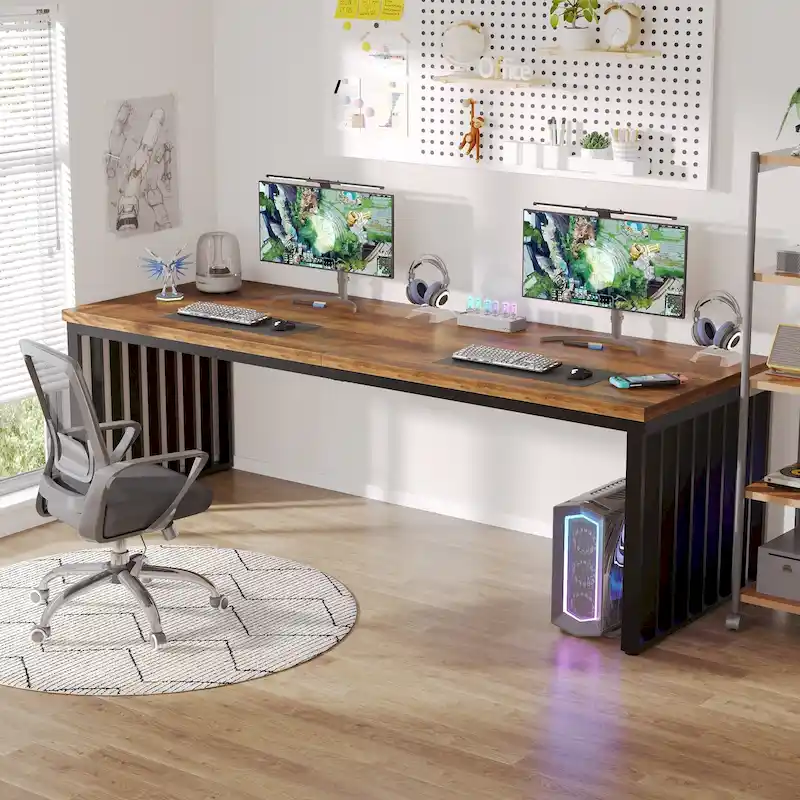 78.74-inch Two Person Computer Desk for Home Office