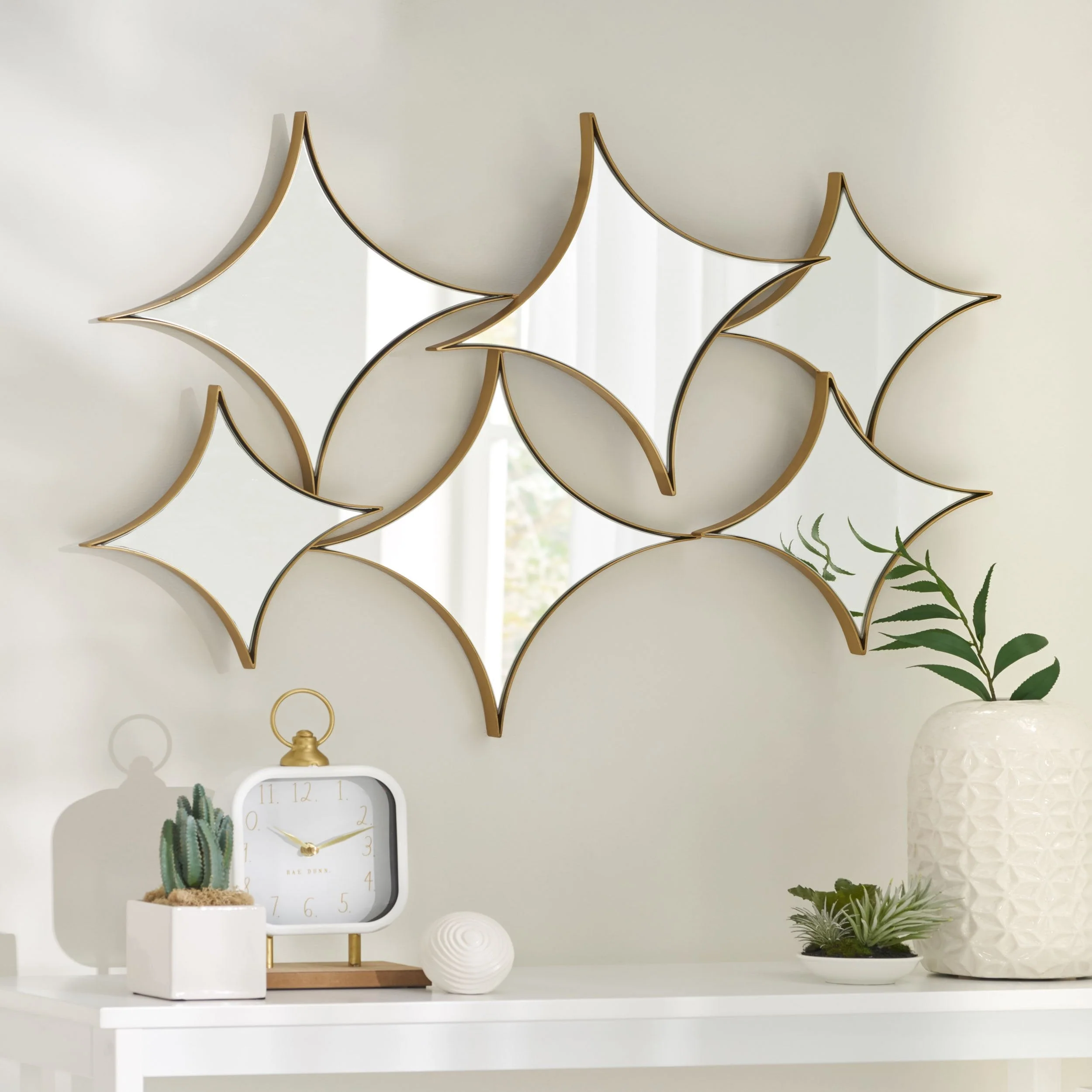 Modern Glam Star Cluster Wall Mirror - NH045313