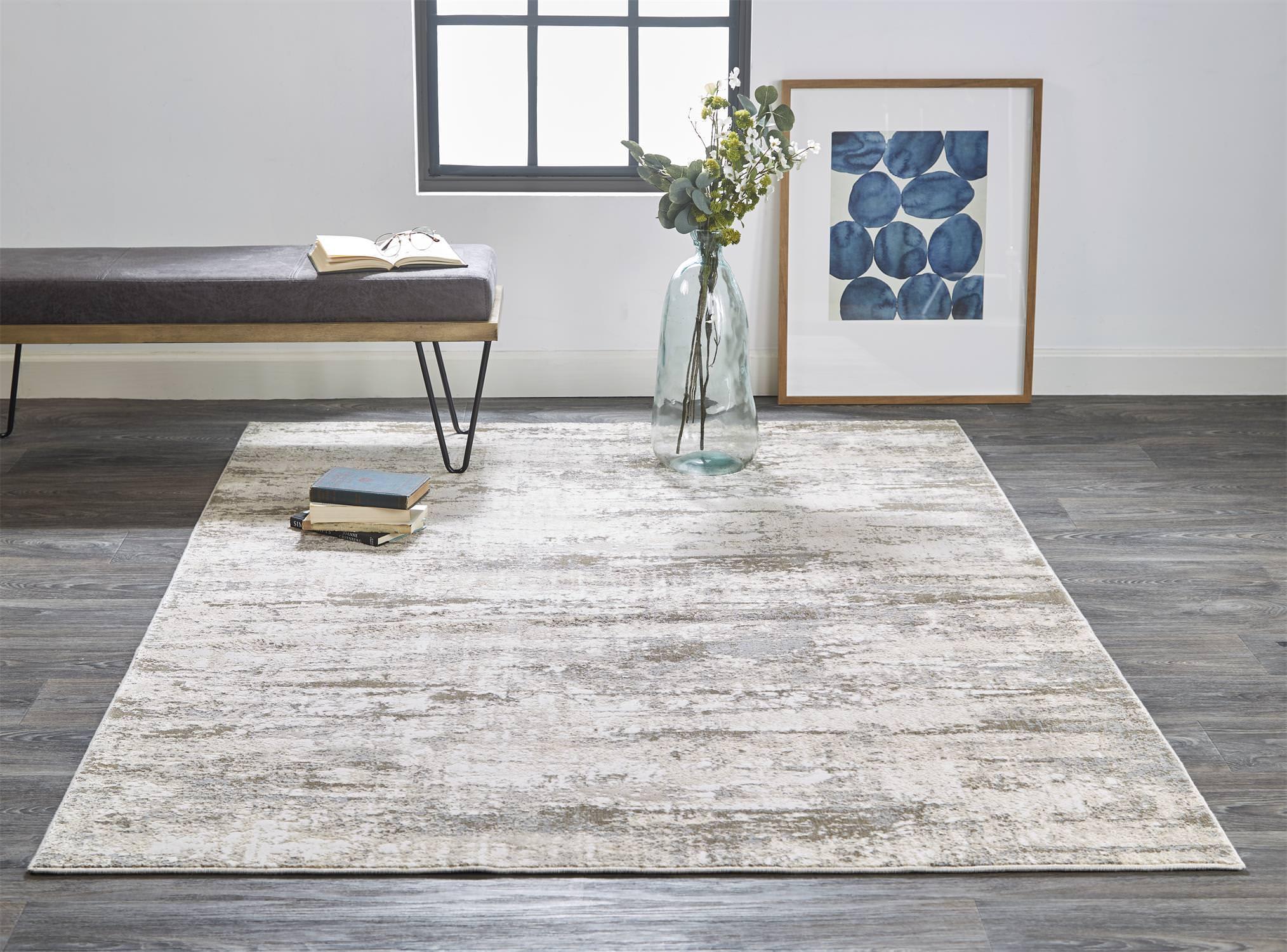 Parker Silver/Beige Rug