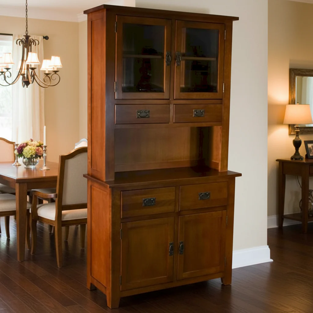 4 Door & 4 Drawer China Cabinet – 42 Inch