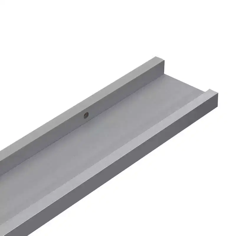 Frame Ledge Shelf Set of 2 Gray MDF Small Wall mounting