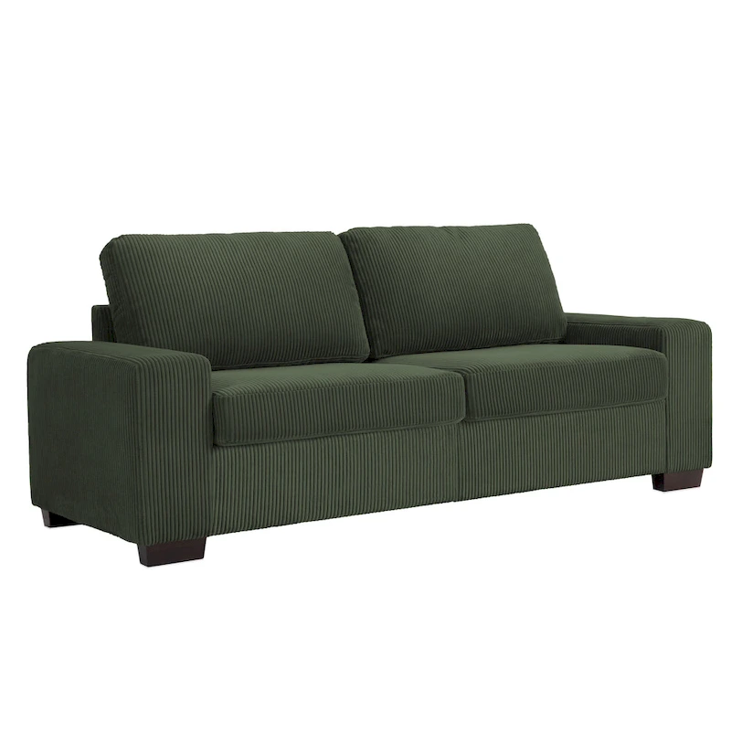 Modern 80 Upholstered Fabric 3-Seater Sofa
