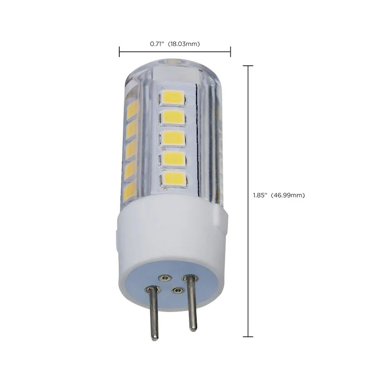 4.5 Watt T6 LED Clear Finish GY6.35 Base 5000K 12V