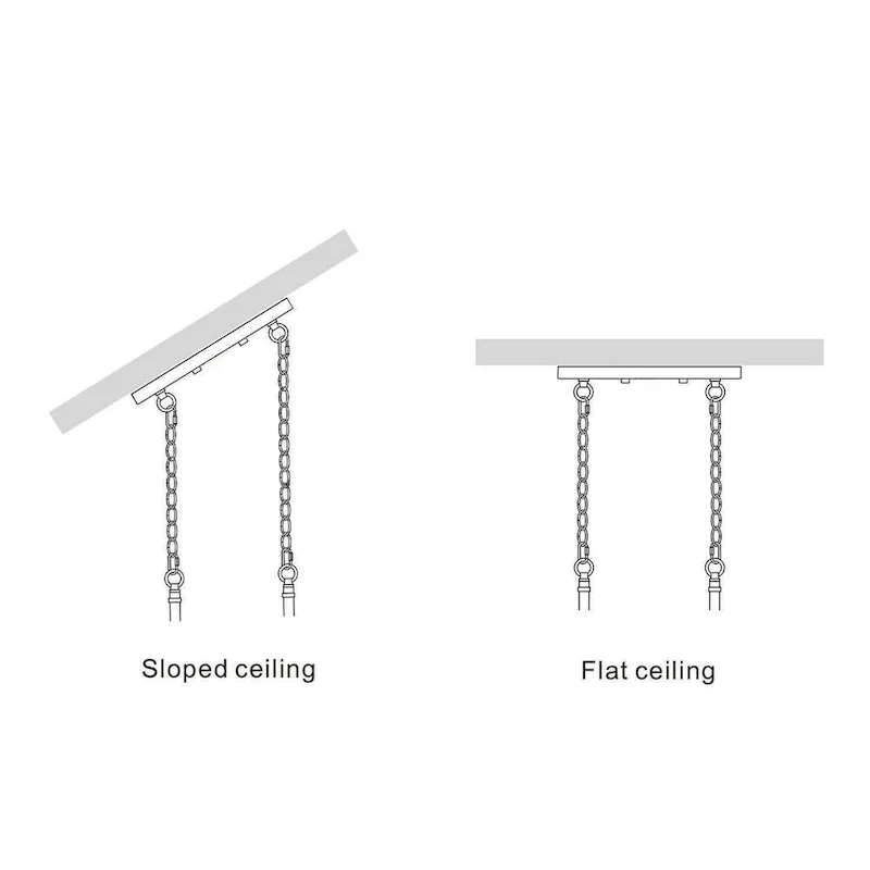 Farmhouse 5-Light Wood Grain Chandelier Kitchen Island Lights - L26 XW10.2 XH19.7