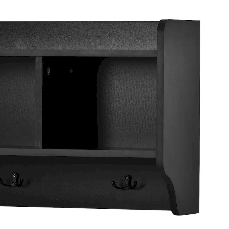 Multi-Functional Freestanding Wooden 4-in-1 Modular Hall Tree