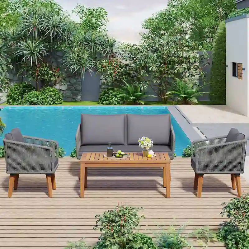 ZZ 4-Piece Patio Conversation Set